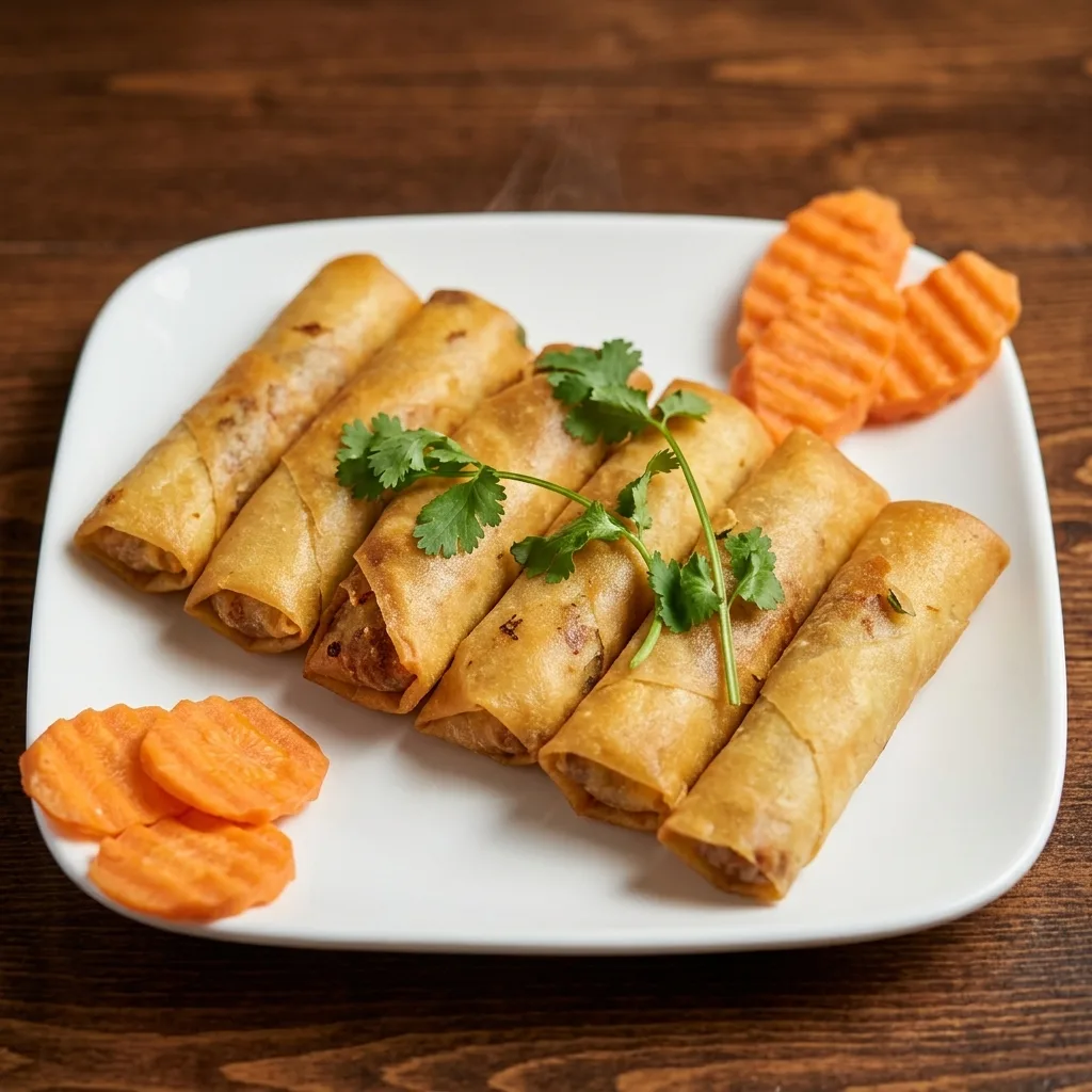 Vietnamese Traditional Spring Rolls at Phuong Nam Restaurant in Winnipeg, MB